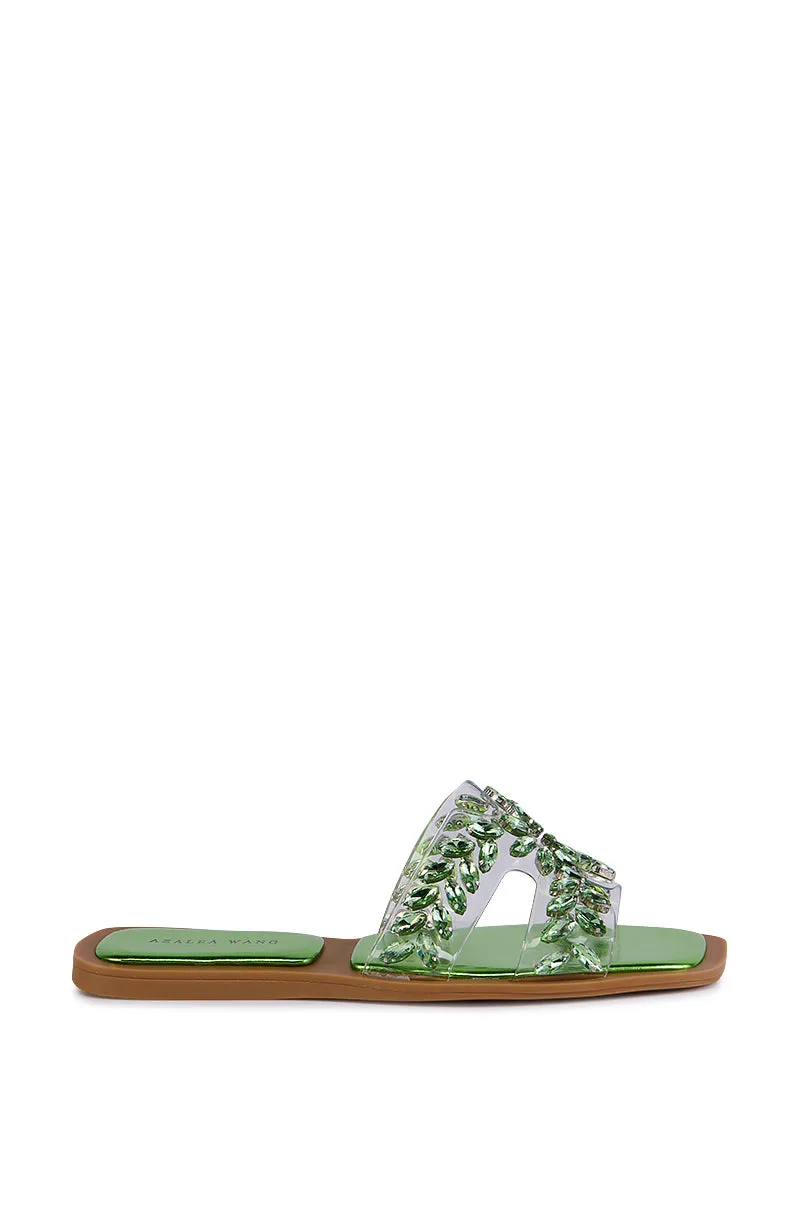 AZALEA WANG FALKEN GREEN SANDAL sold by AKIRA product image thumbnail 4