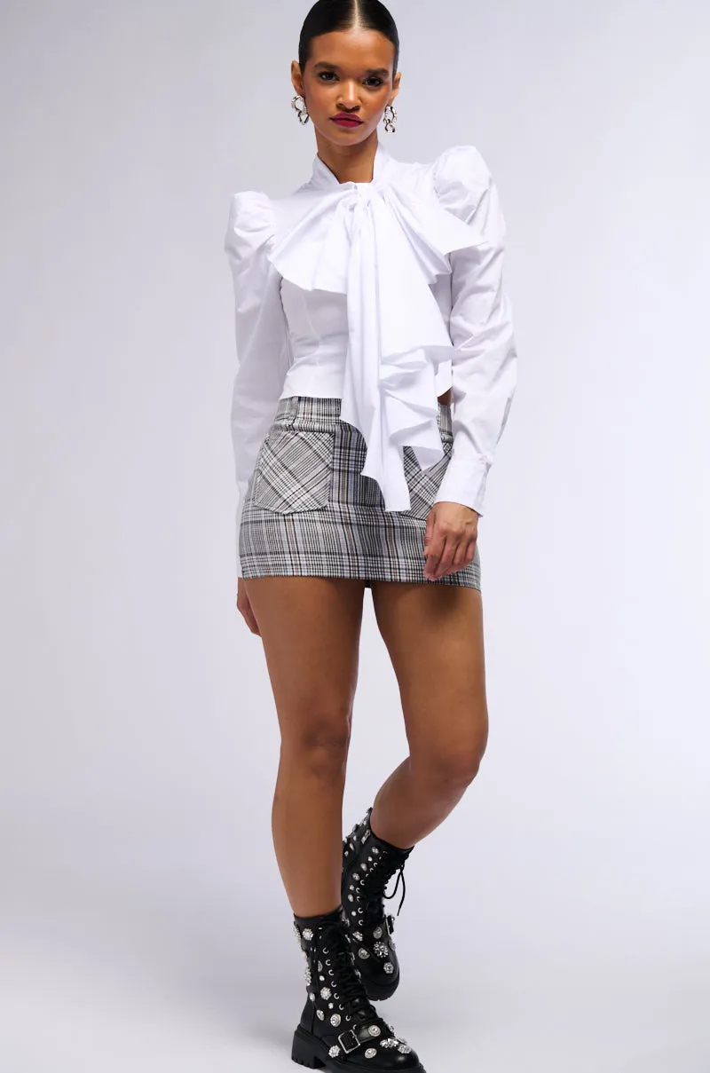 IN YOUR EYES BLOUSE WITH BOW sold by AKIRA product image thumbnail 5