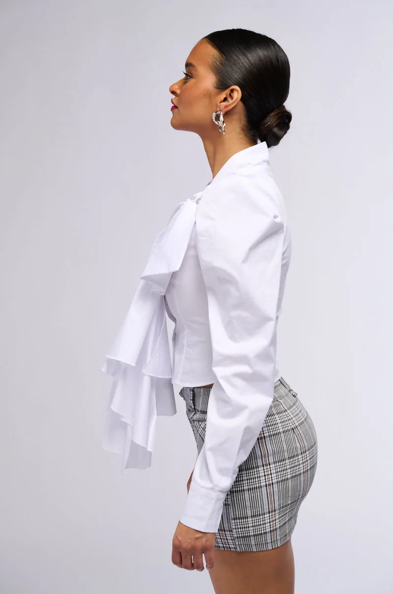 IN YOUR EYES BLOUSE WITH BOW sold by AKIRA product image thumbnail 3