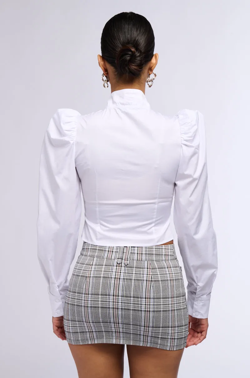 IN YOUR EYES BLOUSE WITH BOW sold by AKIRA product image thumbnail 4
