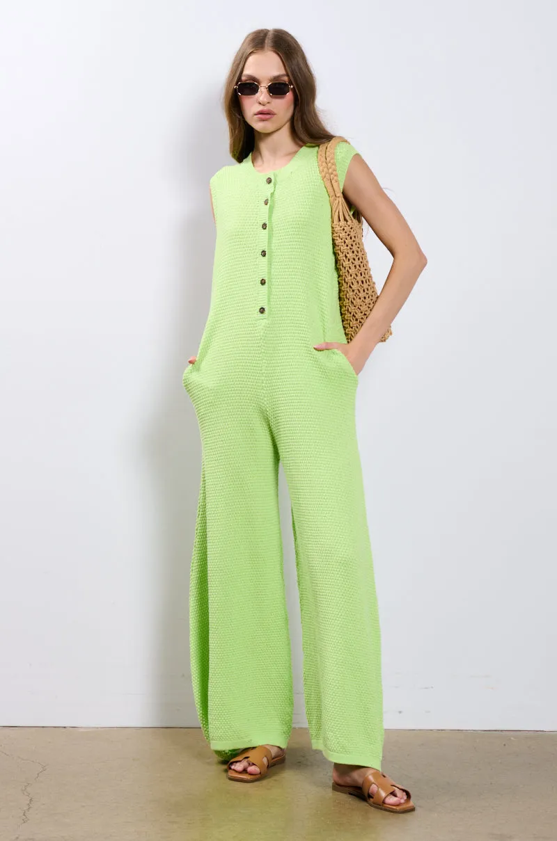 JUST LOUNGIN KNIT JUMPSUIT sold by AKIRA product image thumbnail 3