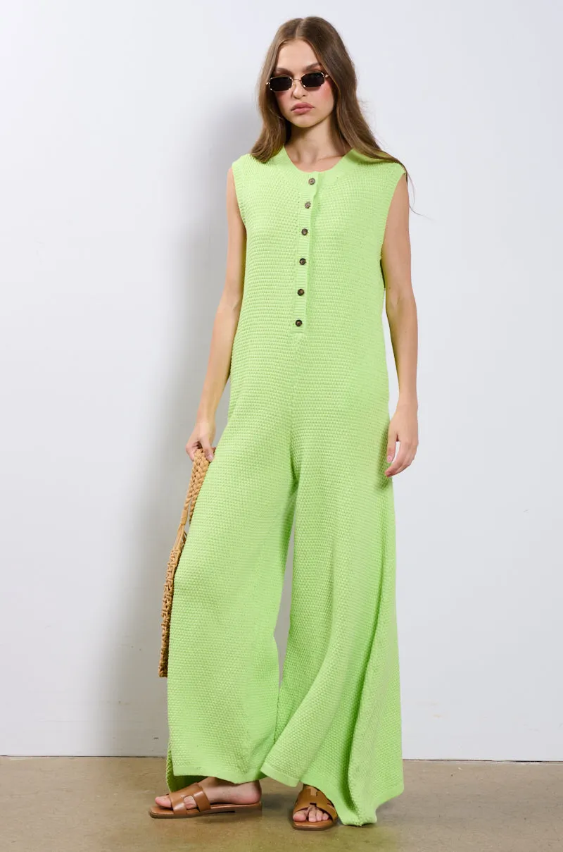 JUST LOUNGIN KNIT JUMPSUIT sold by AKIRA product image thumbnail 4