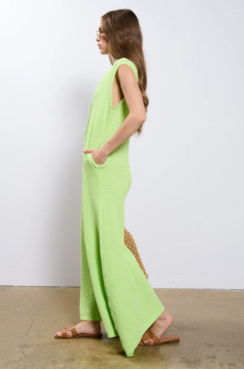 JUST LOUNGIN KNIT JUMPSUIT sold by AKIRA product image thumbnail 5