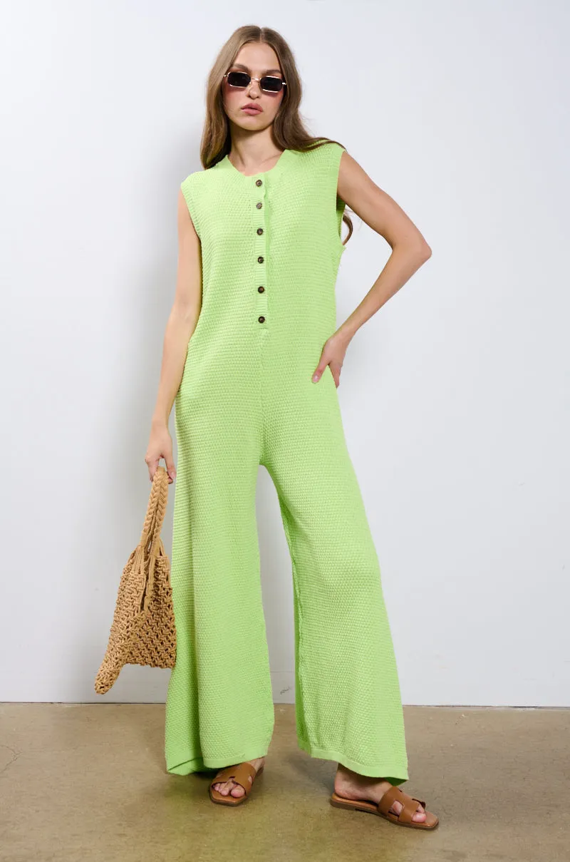 JUST LOUNGIN KNIT JUMPSUIT sold by AKIRA product image thumbnail 2