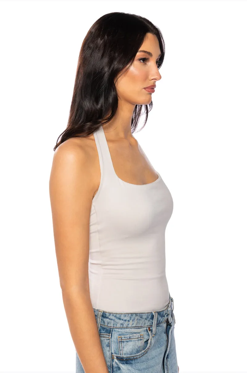 KAYA DOUBLE LAYER HALTER TOP sold by AKIRA product image thumbnail 3