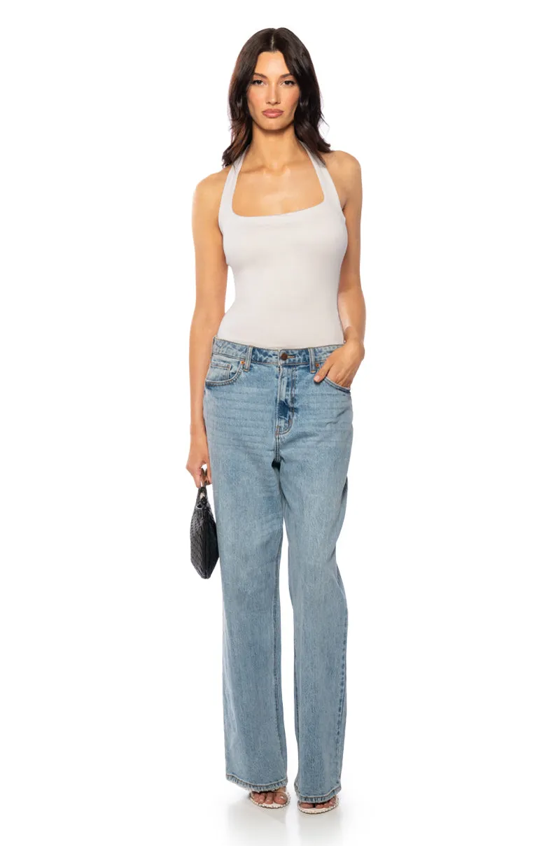 KAYA DOUBLE LAYER HALTER TOP sold by AKIRA product image thumbnail 2