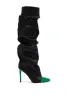 AZALEA WANG MARVELED BLACK BOOT sold by AKIRA