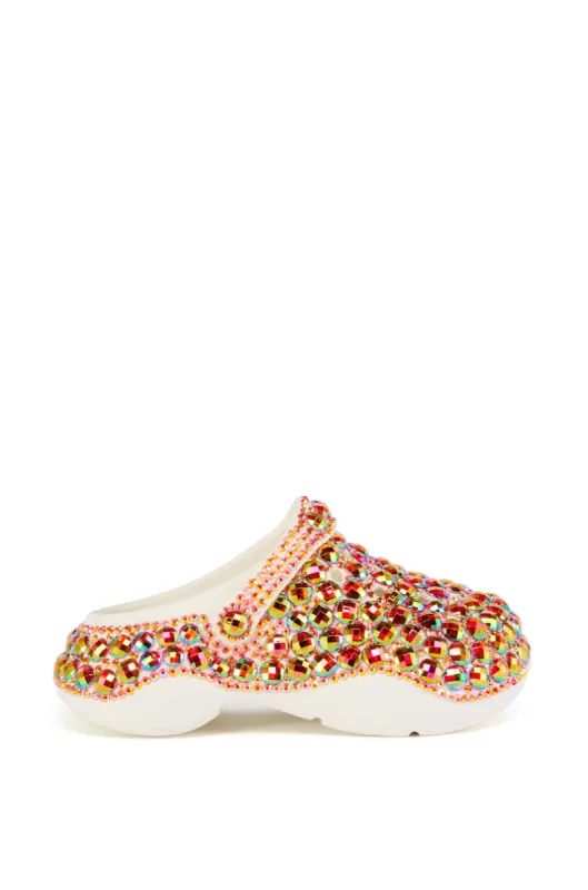 AZALEA WANG CARAWAY EMBELLISHED CLOG sold by AKIRA
