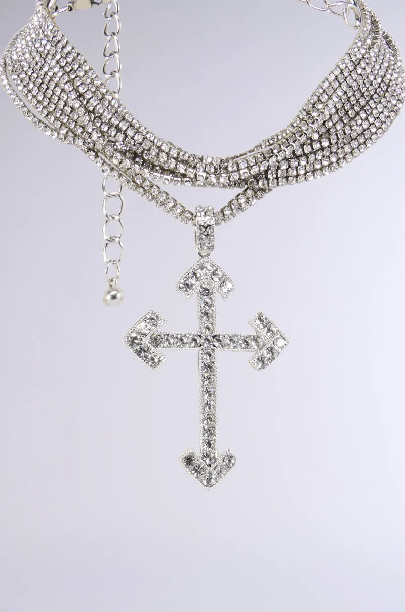 CROSS MY HEART CHOKER sold by AKIRA product image thumbnail 3