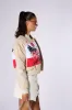 FAST LANE EMBROIDERED BOMBER sold by AKIRA