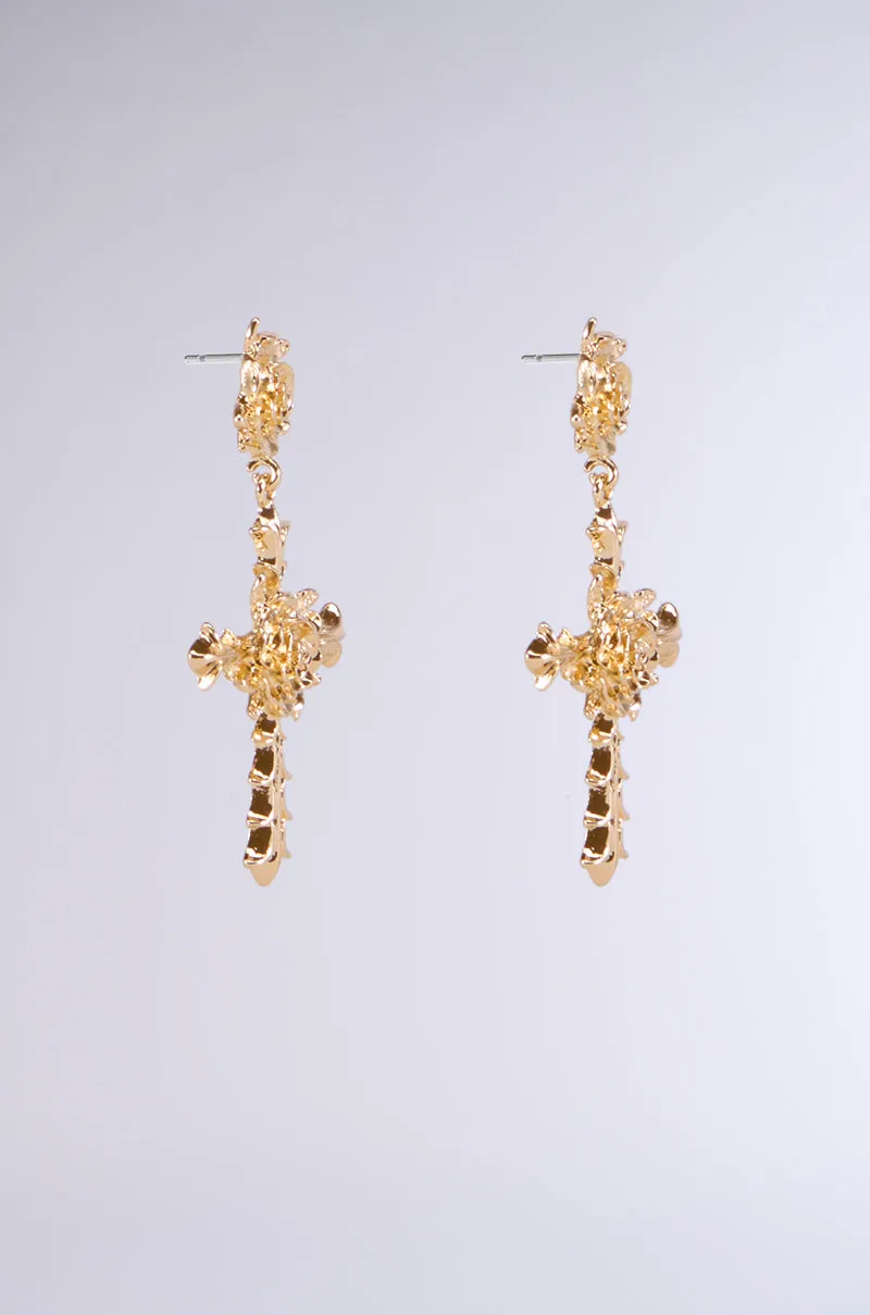 MILAN CROSS EARRING sold by AKIRA product image thumbnail 2