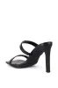 AZALEA WANG JENELLE BLACK METALLIC TOE SANDAL sold by AKIRA