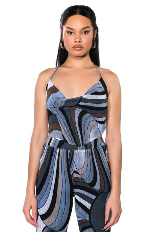 IT GIRL CORSET TIE TOP sold by AKIRA