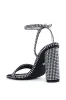AZALEA WANG COLDEN BLACK EMBELLISHED SANDAL sold by AKIRA