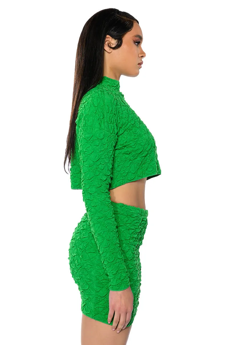 HIGHLIGHT OF YOUR DAY TEXTURED TOP sold by AKIRA product image thumbnail 5