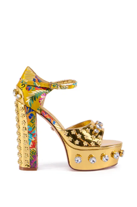 AZALEA WANG URSINA GOLD SANDAL made by AKIRA