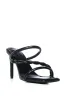 AZALEA WANG FABI PU STRAPPY SANDAL IN BLACK sold by AKIRA