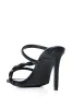 AZALEA WANG FABI PU STRAPPY SANDAL IN BLACK sold by AKIRA