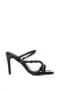 AZALEA WANG FABI PU STRAPPY SANDAL IN BLACK sold by AKIRA