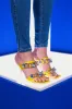 AZALEA WANG NO MORE LIES STILETTO SANDAL IN MARIGOLD sold by AKIRA