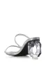 AZALEA WANG GEMELLI SILVER NOVELTY HEEL SANDAL sold by AKIRA