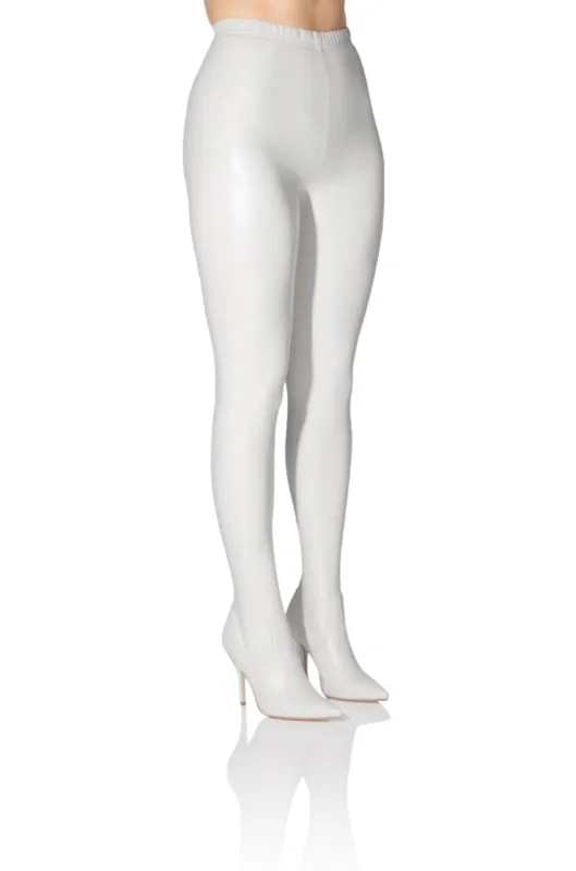 AZALEA WANG KAY KAY SEXY STILETTO SLIM BOOT PANT IN WHITE sold by AKIRA