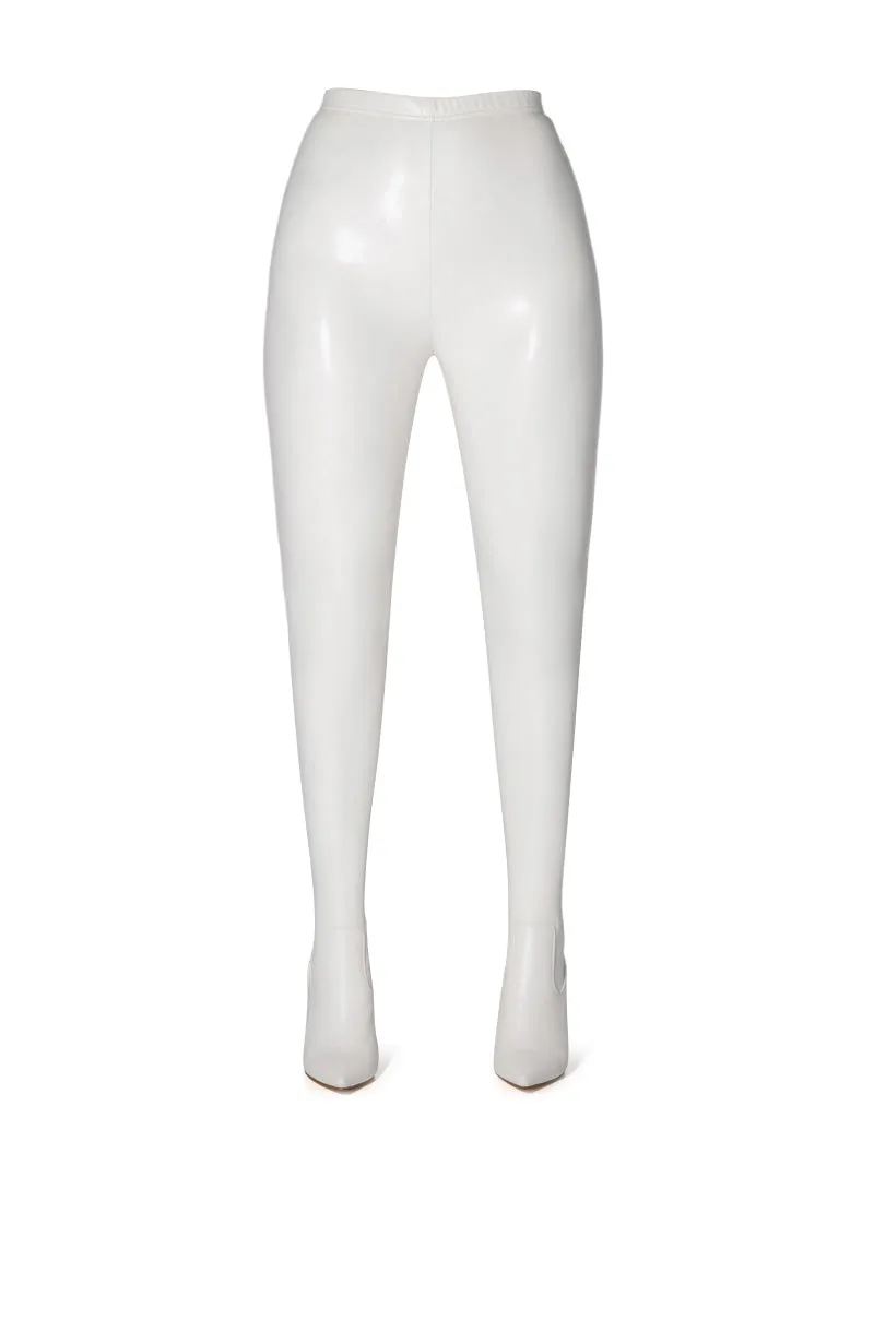 AZALEA WANG KAY KAY SEXY STILETTO SLIM BOOT PANT IN WHITE sold by AKIRA product image thumbnail 5