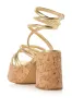 AZALEA WANG ROSAURA GOLD SANDAL sold by AKIRA