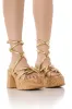 AZALEA WANG ROSAURA GOLD SANDAL sold by AKIRA