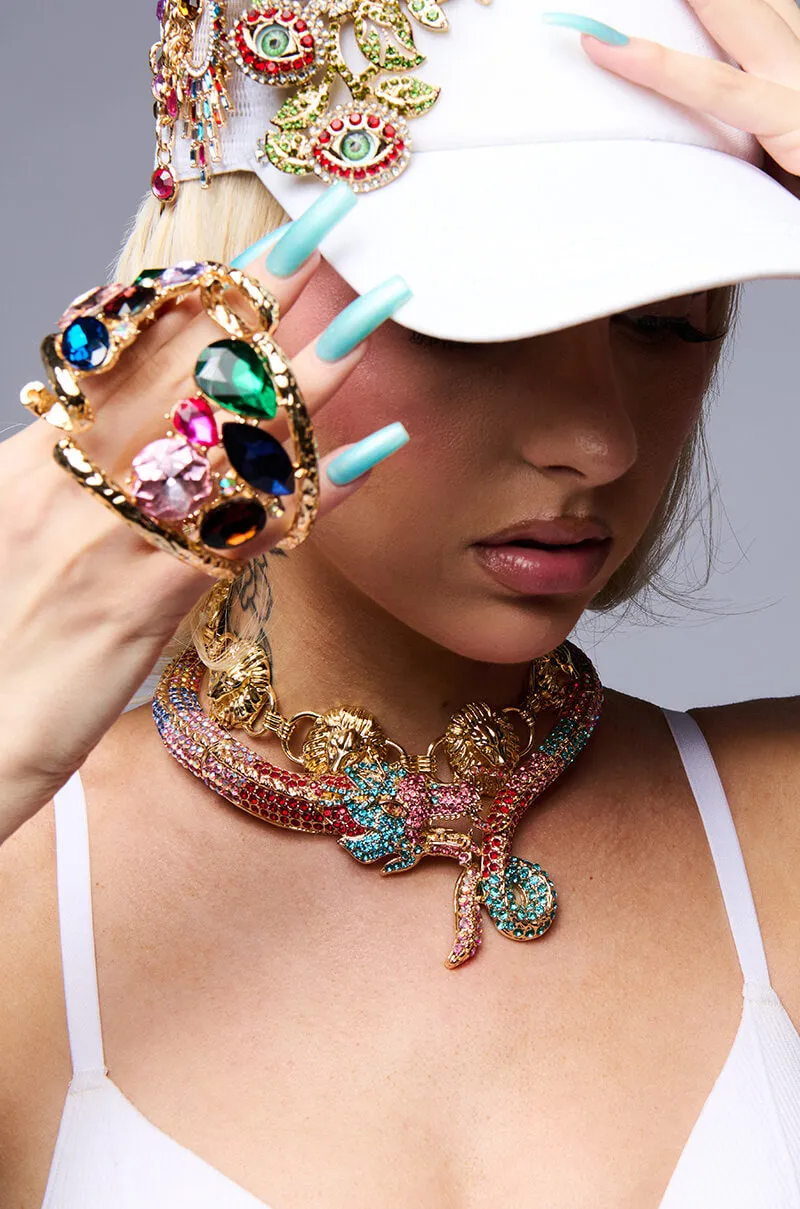 LION PRIDE CHOKER sold by AKIRA