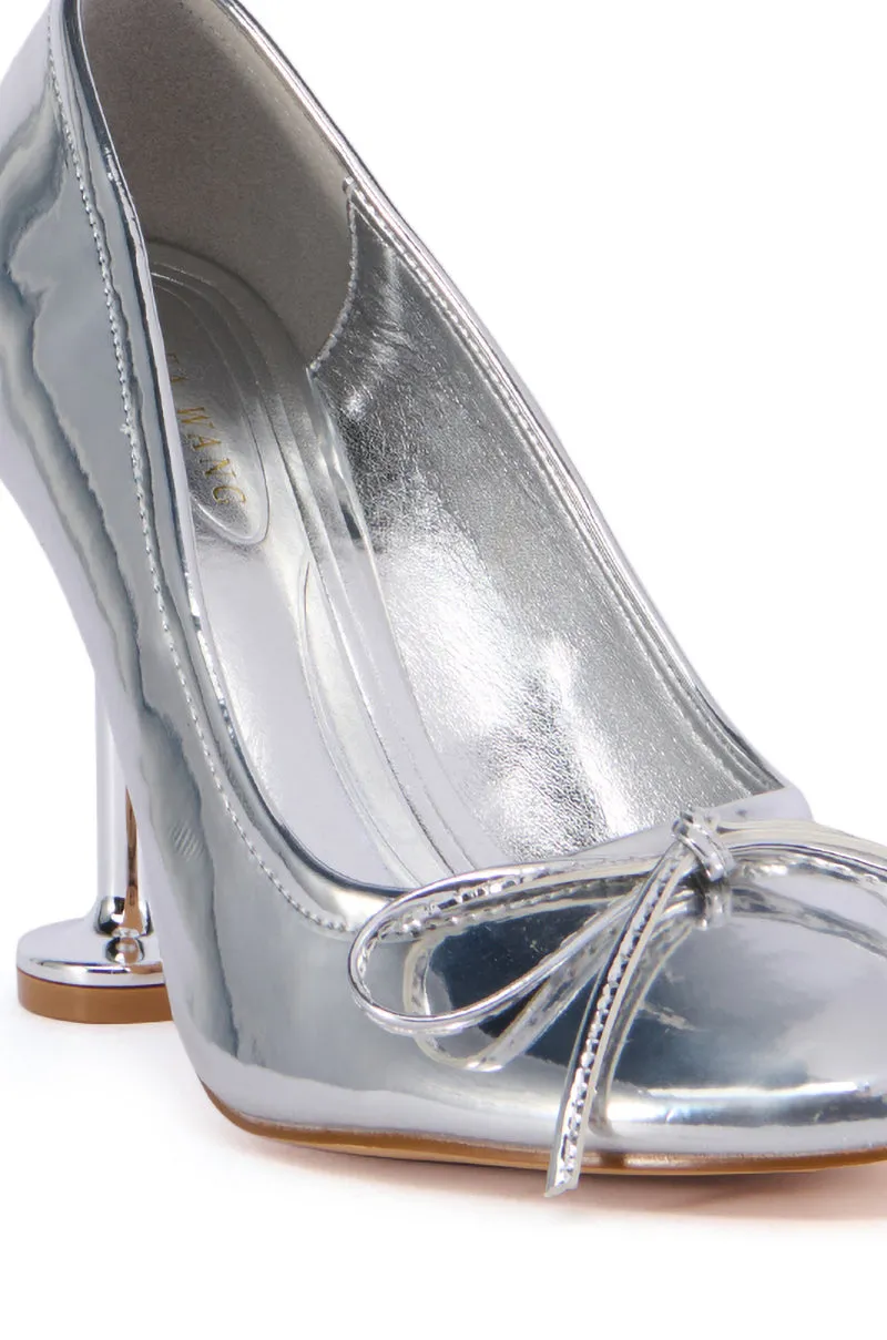 AZALEA WANG CARMALIT SILVER BALLET PUMP sold by AKIRA product image thumbnail 5