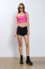 IT GIRL ENERGY RHINESTONE EMBELLISHED CROPPED TANK IN PINK sold by AKIRA