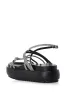 AZALEA WANG FLOAT DIAMANTE BLACK SANDAL sold by AKIRA