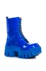 AZALEA WANG OLYMPIA BLUE CHUNKY BOOTIE sold by AKIRA