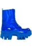 AZALEA WANG OLYMPIA BLUE CHUNKY BOOTIE sold by AKIRA