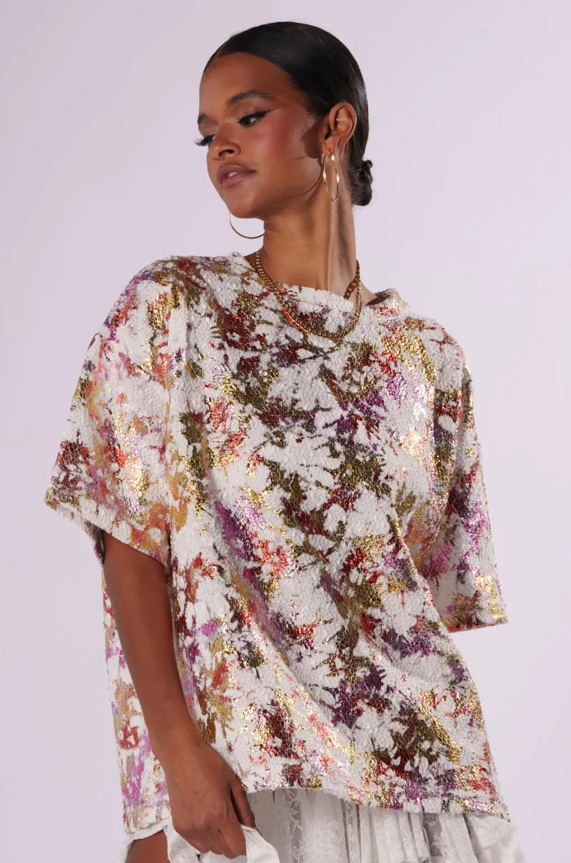 SHINE TOO BRIGHT TEE sold by AKIRA