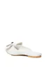 AZALEA WANG MORRIGAN WHITE EMBELLISHED BOW DETAIL FLAT sold by AKIRA