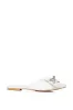 AZALEA WANG MORRIGAN WHITE EMBELLISHED BOW DETAIL FLAT sold by AKIRA