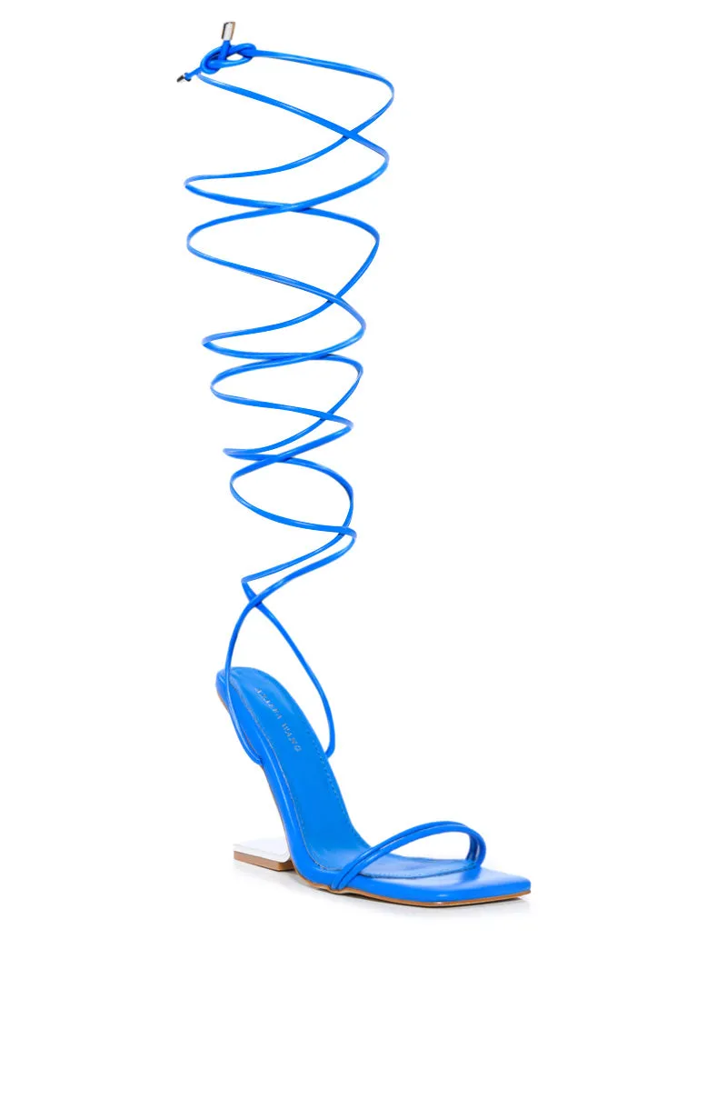 AZALEA WANG FERNANDA SWOOP HEEL SANDAL sold by AKIRA product image thumbnail 4