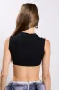 ICE QUEEN KEYHOLE CROPPED TANK sold by AKIRA
