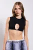 ICE QUEEN KEYHOLE CROPPED TANK sold by AKIRA