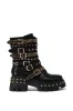 AZALEA WANG WINOLA BLACK BELTED BOOTIE sold by AKIRA
