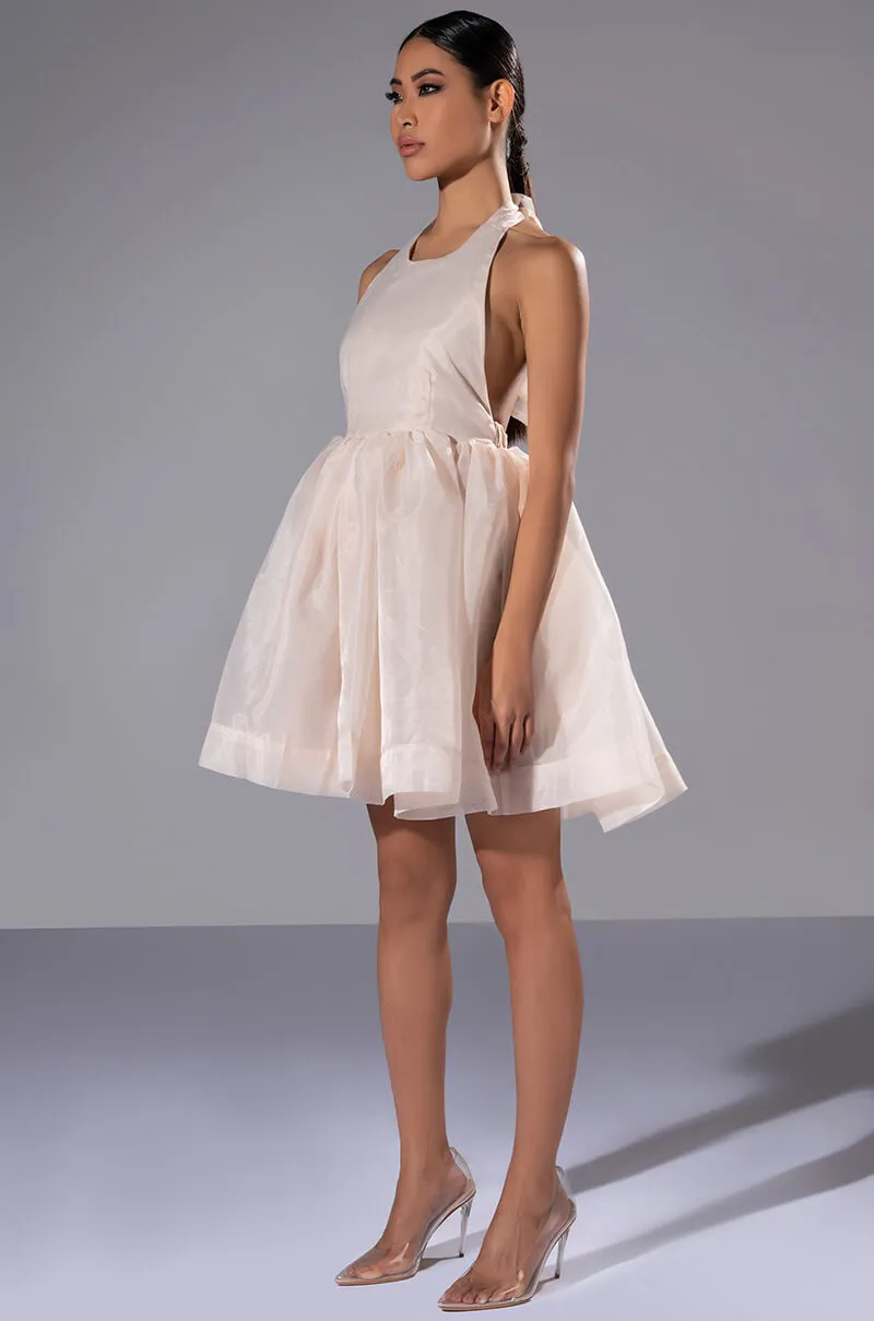 AT THE SHOW HALTER MINI DRESS sold by AKIRA product image thumbnail 3