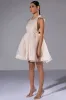 AT THE SHOW HALTER MINI DRESS sold by AKIRA