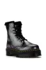 DR MARTENS JADON FUR LINED DISTRESSED METALLIC sold by AKIRA