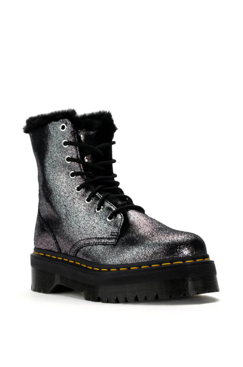 DR MARTENS JADON FUR LINED DISTRESSED METALLIC sold by AKIRA product image thumbnail 3