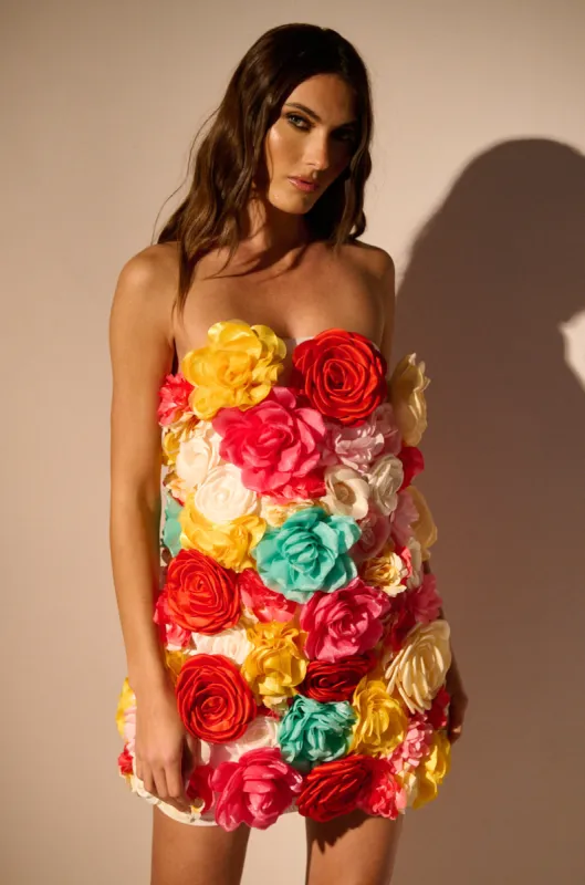 FLOWER POWER MINI DRESS sold by AKIRA