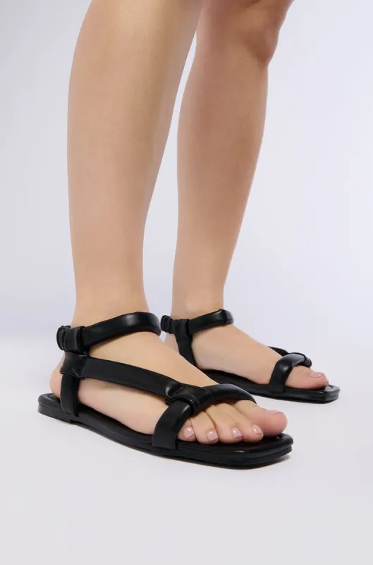 AZALEA WANG PRYSM BLACK SANDAL sold by AKIRA