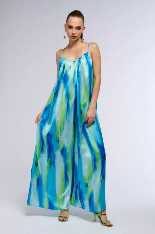 MELODY TIE DYE JUMPSUIT sold by AKIRA