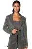 POP STAR HOT FIX RHINESTONE CROP BLAZER IN BLACK sold by AKIRA